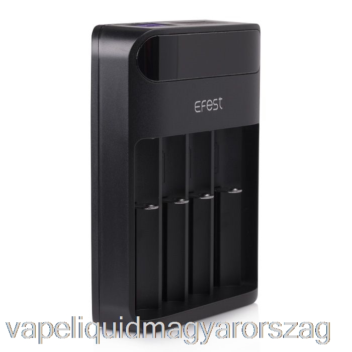 Efest Lush Q4 4 Rekeszes Intelligens Led Akkumulátortöltő Vape Toll
