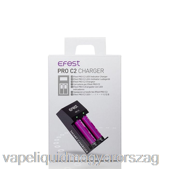 Efest Pro C2 2-rekeszes Intelligens Akkumulátortöltő Vape E Cigi