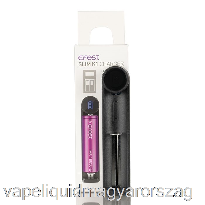 Efest Slim K1 Egynyílásos Akkumulátortöltő Vape Folyadék