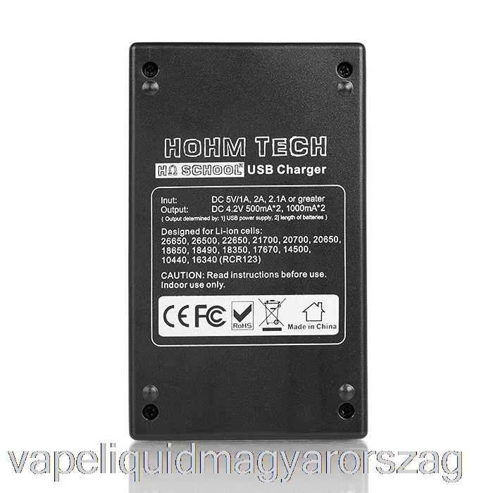 Hohm Tech School 2 2a Mikrofon-usb Töltő Vape Liquid